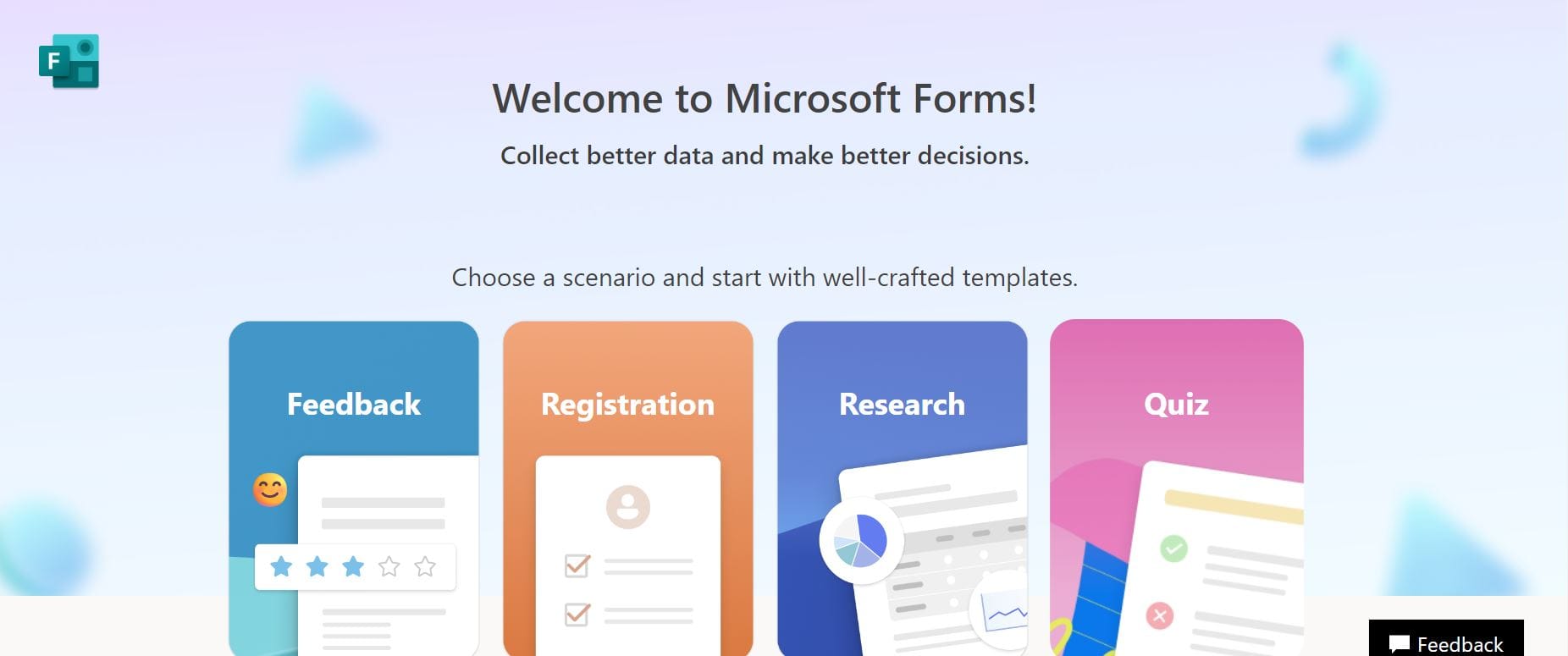 Forms Homepage: Access and Create New Forms Easily