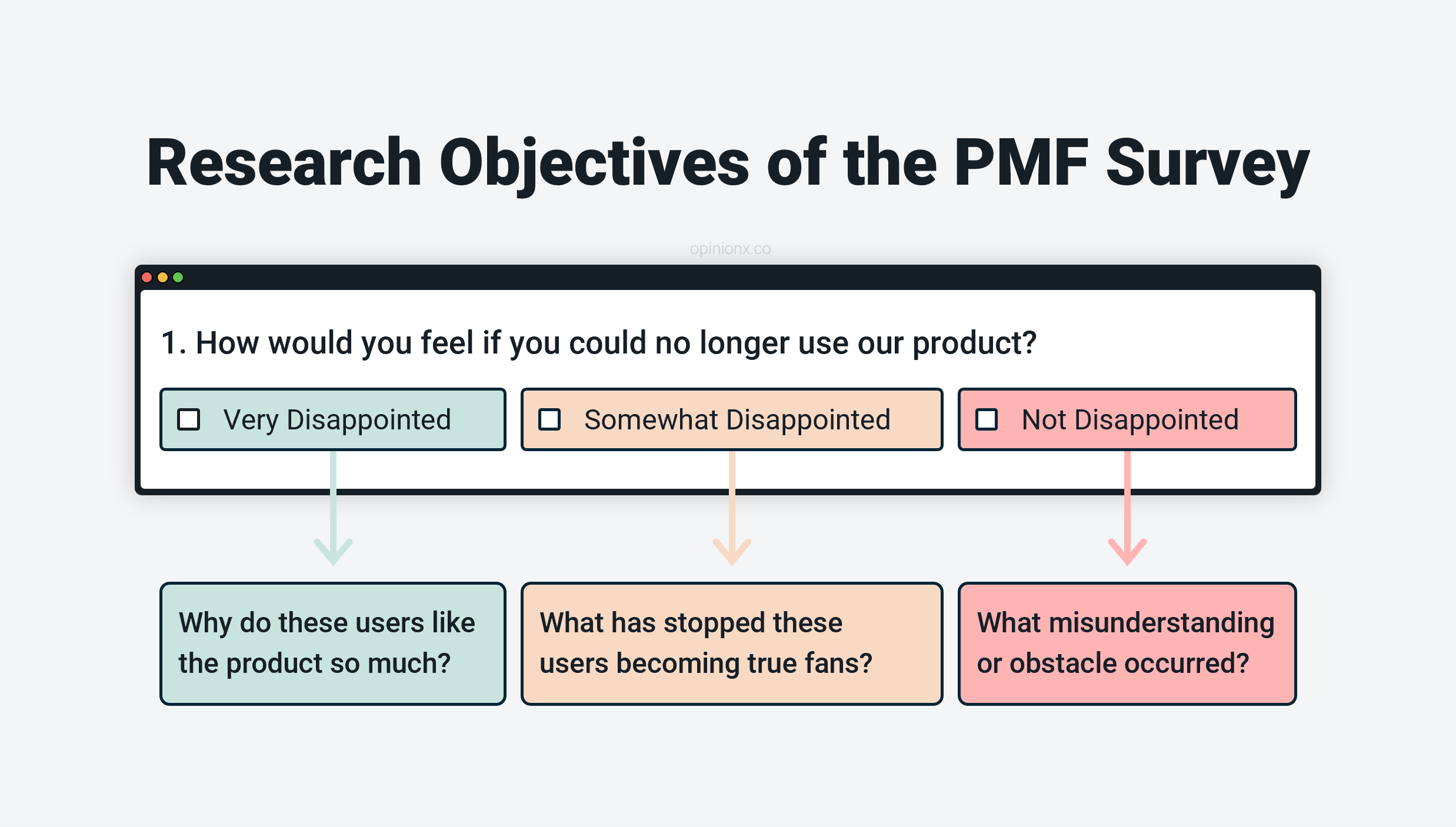 Research Objectives Of PMF Survey