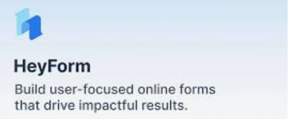 HeyForm: Open-Source Form Builder for Engaging Surveys & Quizzes