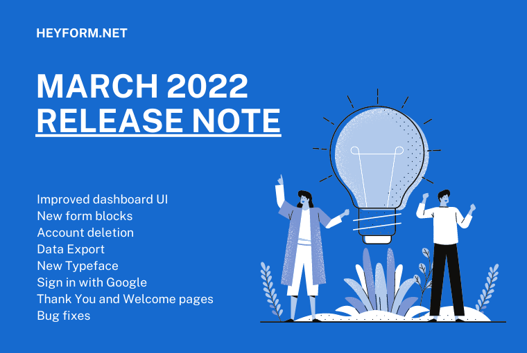 March 2022 Release Note